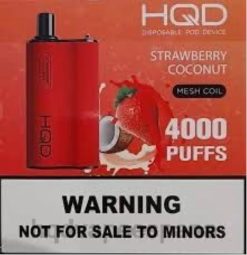 HQD BOX 4000 bocanadas coco fresa 84J2112 HQD vape españa