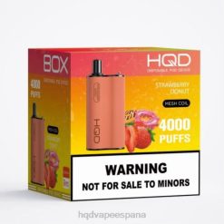 HQD BOX 4000 bocanadas donut de fresa 84J2118 HQD flavors vape