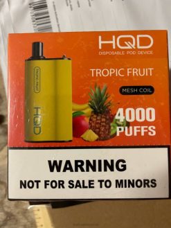 HQD BOX 4000 bocanadas fruta tropical 84J2105 HQD vape barcelona