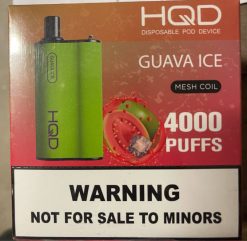HQD BOX 4000 bocanadas hielo de guayaba 84J2109 HQD vapes sale