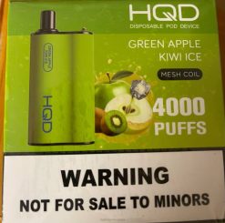 HQD BOX 4000 bocanadas hielo de kiwi y manzana verde 84J282 HQD vape españa