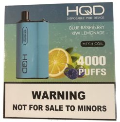 HQD BOX 4000 bocanadas limonada de kiwi, frambuesa y arándanos 84J285 HQD vape barcelona