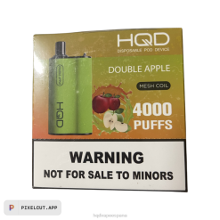 HQD BOX 4000 bocanadas manzana doble 84J2103 HQD spain