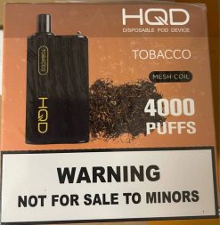 HQD BOX 4000 bocanadas tabaco 84J296 HQD vapers