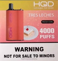 HQD BOX 4000 bocanadas tres leches 84J2116 HQD vapers