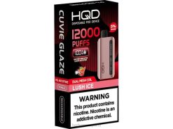 HQD CUVIE GLAZE vaporizador desechable 12000 hielo exuberante 84J2210 HQD wholesale