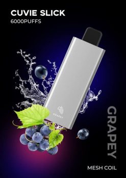 HQD CUVIE SLICK 6000 bocanadas uva resbaladiza 84J236 HQD vapers