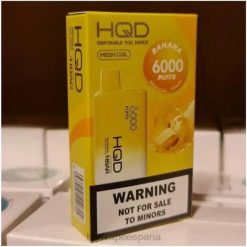 HQD HBAR 6000 bocanadas banana 84J247 best HQD flavors