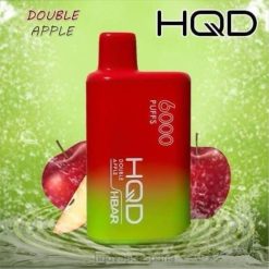 HQD HBAR 6000 bocanadas manzana doble 84J249 HQD vapes sale