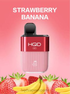 HQD HOT 5000 bocanadas Fresa plátano 84J269 HQD vapes sale