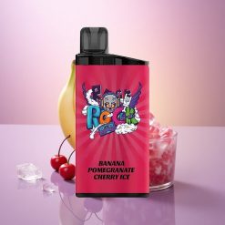 IGET Bar 3500 Puffs Helado de Plátano Granada Cereza con 1400 mAh