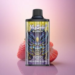 Vapsolo Super 15000 Puffs Fresa Plátano 40ml 20mg nicotina 850mAh