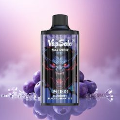 Vapsolo Super 15000 Puffs Helado de Mora Azul y Grosella Negra con 850mAh y 40ml