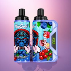 VapSolo VIKING 12000 Puffs Arándano Cereza Arándano Azul con 22ml de E-Líquido y Nicotina