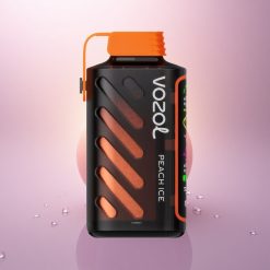 VOZOL Gear Power 20000 Puffs Melocotón Helado con Dual Mesh y 20mL